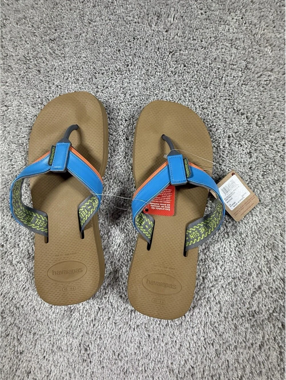 Havaianas- Urban Tech Flip flop Sandals Bronze- Men's Size 13 NWT